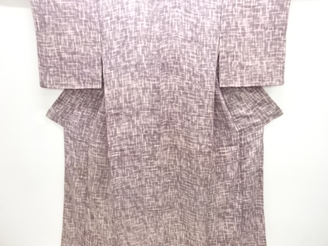 アンティーク　紋錦紗　抽象模様着物